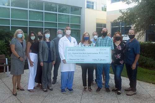 Cleveland Clinic Martin Health Foundation receives a $50,000 gift to continue glioblastoma research