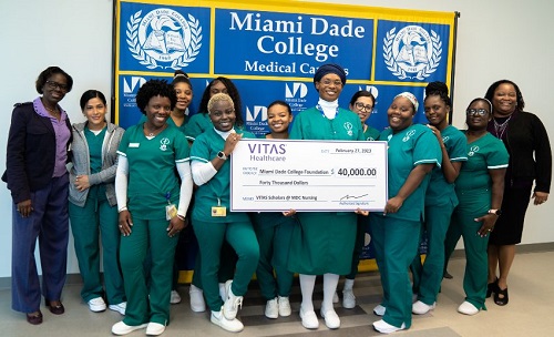 VITAS Healthcare Invests in Future Nurses With Inaugural Miami Dade College Scholarship