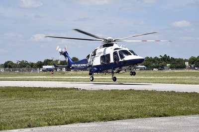 Health Care District of Palm Beach County Announces Delivery of its New Trauma Hawk Helicopter