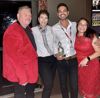José Javier Receives the Magno Morales Outstanding Immigrant Award During Hispanic HIV Leadership Awards