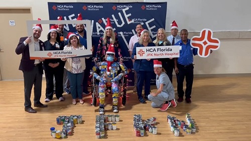 HCA FLORIDA JFK NORTH HOSPITAL DONATES $10,000 TO THE PALM BEACH COUNTY FOOD BANK AS PART OF HCA HEALTHCARE’S HEALTHY FOOD FOR HEALTHIER TOMORROWS FOOD AND NUTRITION DRIVE
