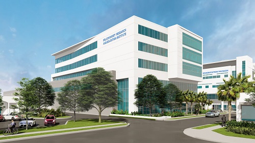 SMH’s New Research & Education Institute Reaches Halfway Point in Construction