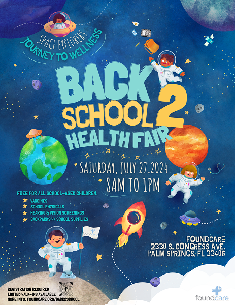 FoundCare Opens Registration for Annual Back-to-School Health Fair