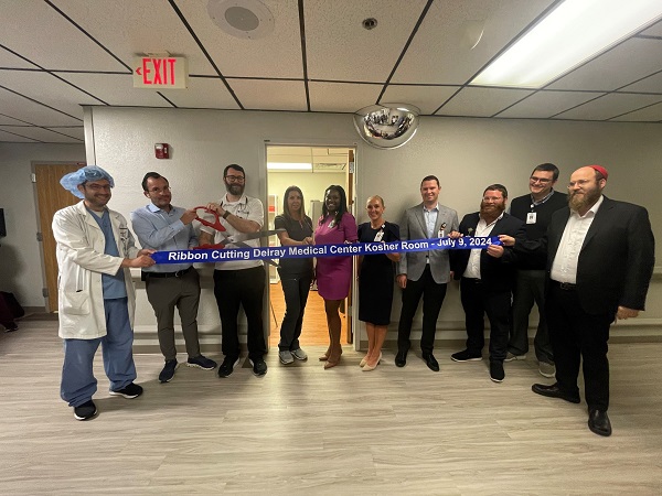 Delray Medical Center Unveils New Kosher Hospitality Room