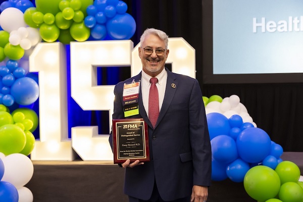Corey Howard, MD, receives FMA’s highest honor