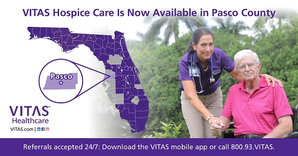 Hospice Choices: VITAS Is Now Serving Florida’s Pasco County
