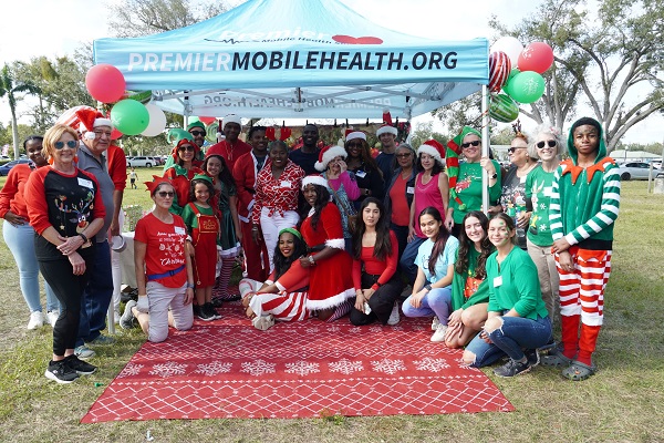 Premier Mobile Health Services hosts Breakfast with Santa