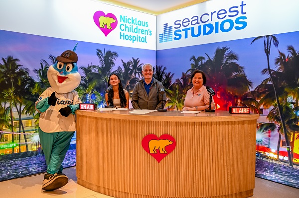 Ryan Seacrest Foundation Selects Nicklaus Children’s Hospital for its Newest Seacrest Studio