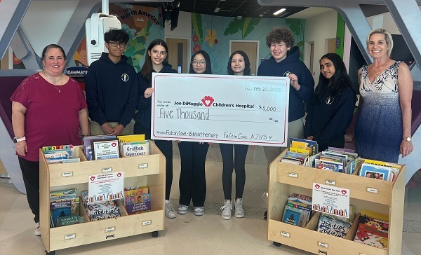 Donation by Falcon Cove Middle School Students to Aid Patients at Joe Dimaggio Children’s Hospital
