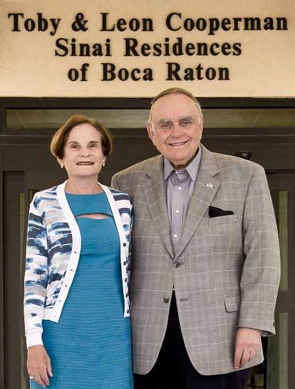 TOBY AND LEON COOPERMAN GIFT $500,000 TO SUPPORT RENOVATION OF THE HEALTH CENTER AT SINAI RESIDENCES BOCA RATON