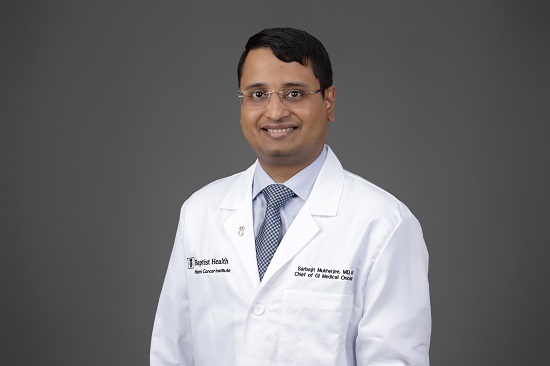 Baptist Health Miami Cancer Institute Names Sarbajit Mukherjee, M.D., MS, Chief of Gastrointestinal Medical Oncology