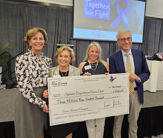 The Pap Corps Champions for Cancer Research Donates $3.4 Million to Sylvester Comprehensive Cancer Center