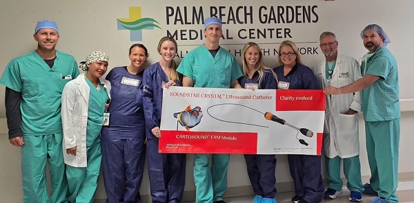 Palm Beach Gardens Medical Center Becomes First in Southeast U.S. to Use SOUNDSTAR CRYSTAL™ Ultrasound Catheter