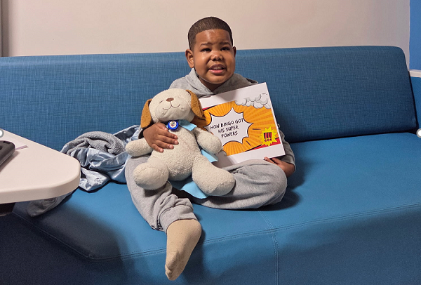 5-Year-Old Patient Reunited with Beloved Stuffed Dog at Holtz Children’s Hospital