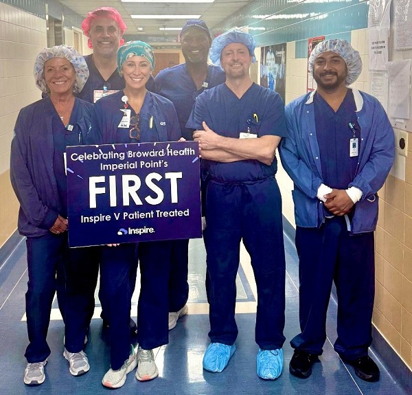 Broward Health Imperial Point First  in Broward County to Perform the Inspire V Procedure