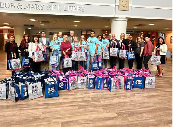 Broward Health Medical Center Receives Donation for Cancer Patients