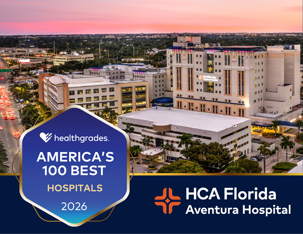 HCA FLORIDA AVENTURA HOSPITAL NAMED AMONG AMERICA’S 100 BEST HOSPITALS BY HEALTHGRADES
