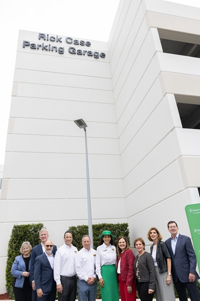 Rick Case Parking Garage Unveiled at Baptist Health Medical Center in Plantation