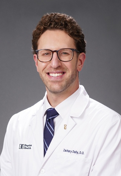 Zachary Daily, D.O., Joins Baptist Health Primary Care as an Internal Medicine Physician