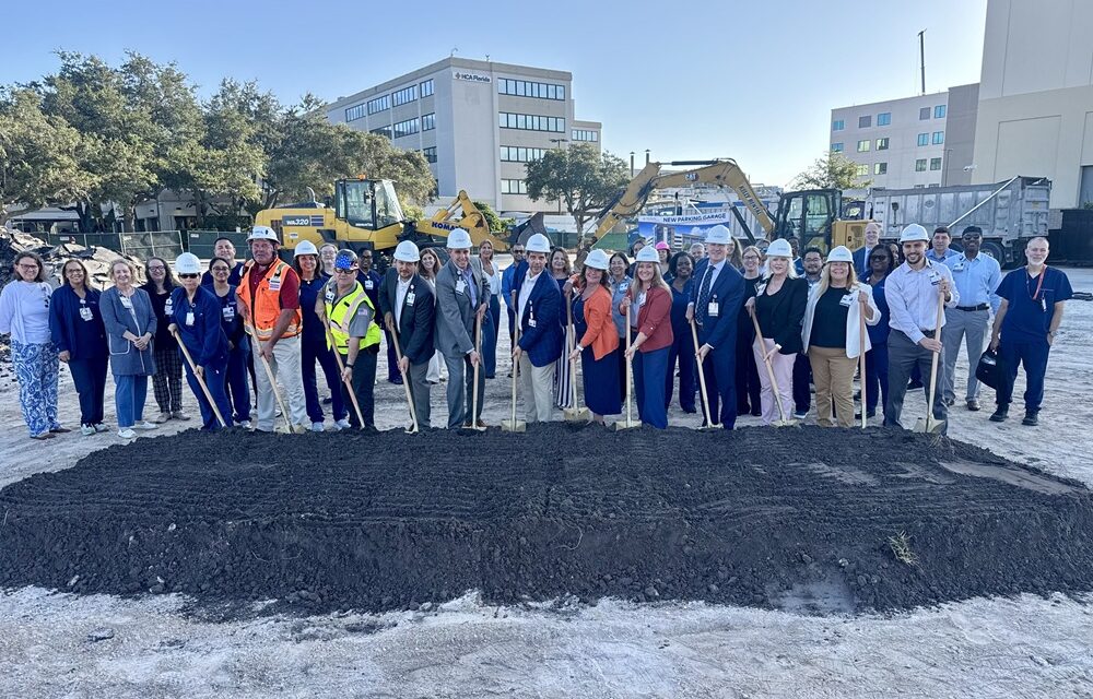 HCA Florida Lawnwood Hospital Breaks Ground on New Parking Garage with Nearly 600 Spaces